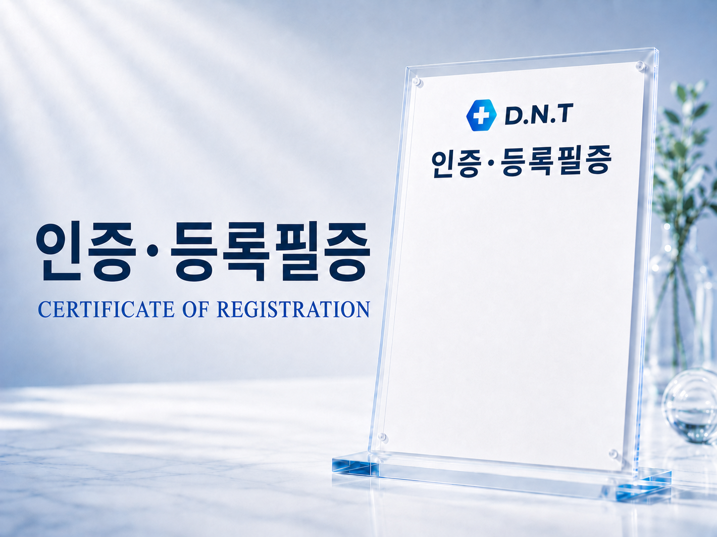 적합등록필증 (살균기)